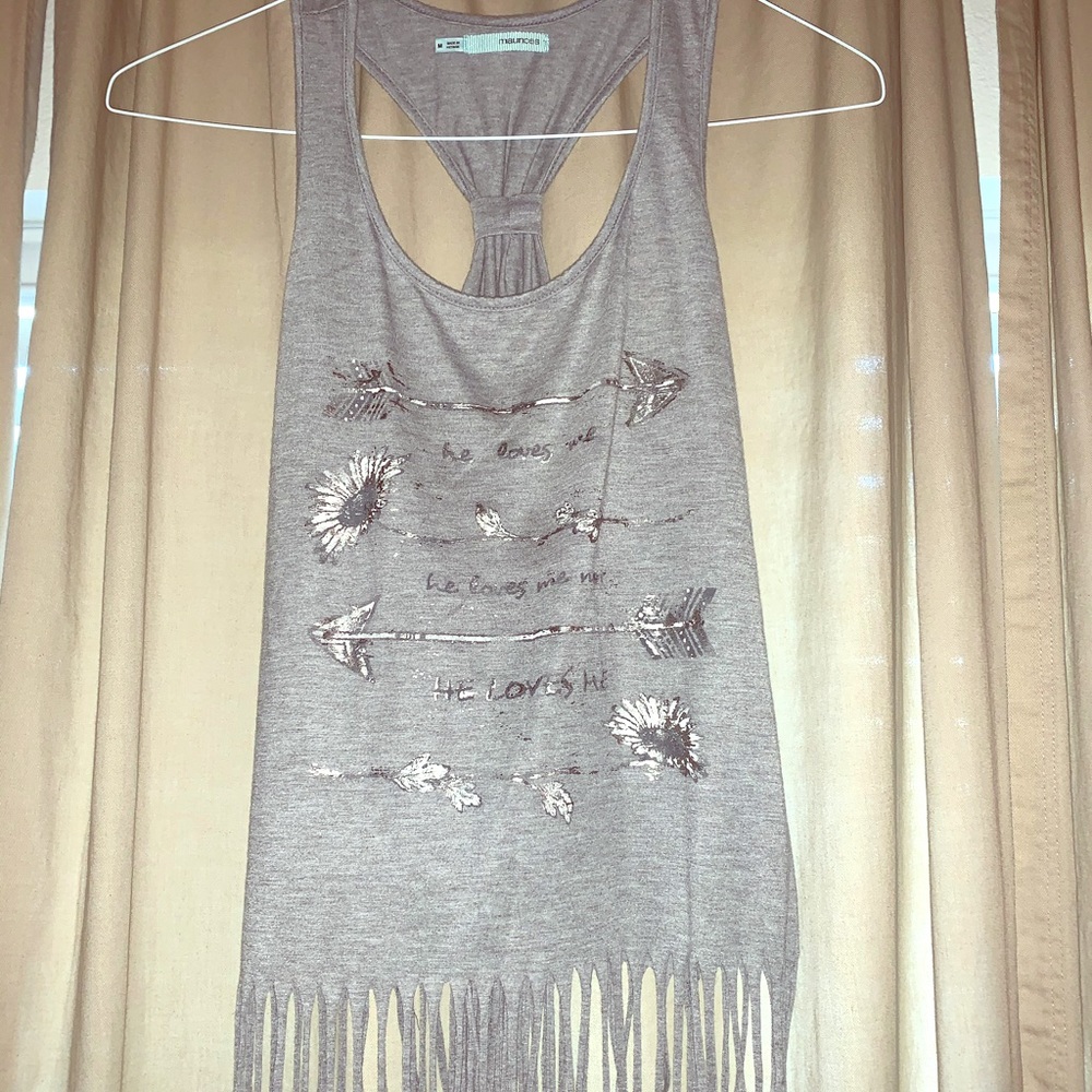 Fringe “He Loves Me” Tank
